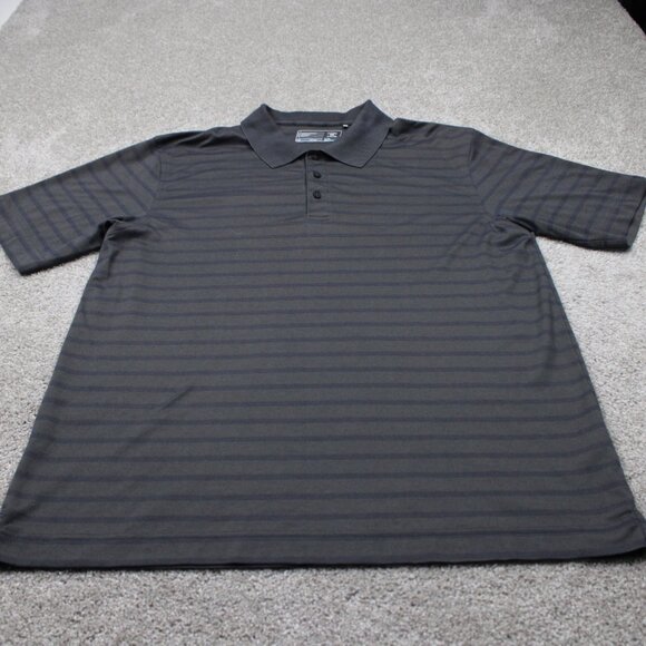 Cutter & Buck CB DryTec Luxe Polo Shirt Mens XL Gray Cotton/Polyester S/S Golf - Picture 2 of 13